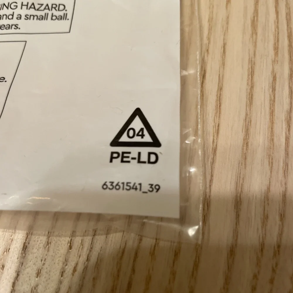 LEGO building toy‎ set packaged in a clear plastic bag